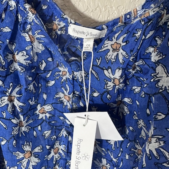Poupette St Barth Off Shoulder Crop Top Blouse NWT - Picture 7 of 8